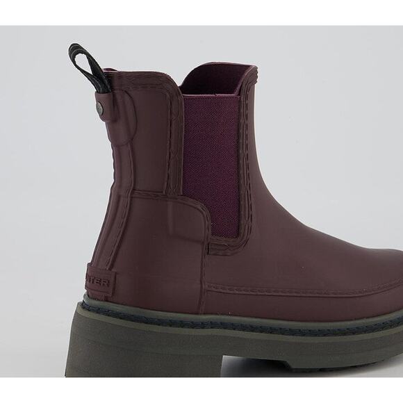 Hunter Refined Stitch Chelsea Wellies Boots - US 7/EU 38 - Picture 7 of 8